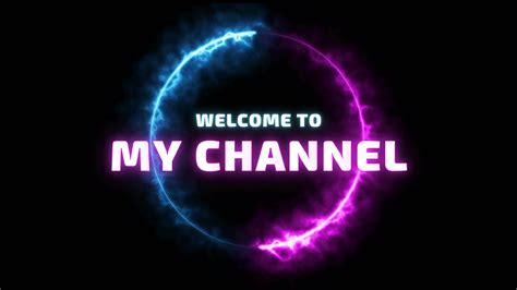 welcome to my channel logo